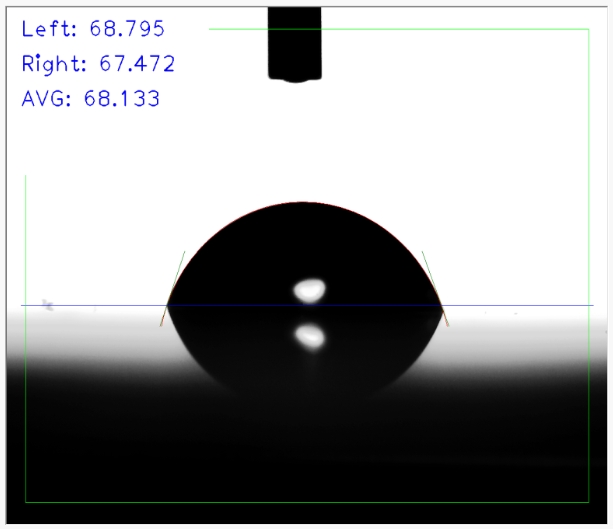 水滴角测量-评估样品表面润湿性