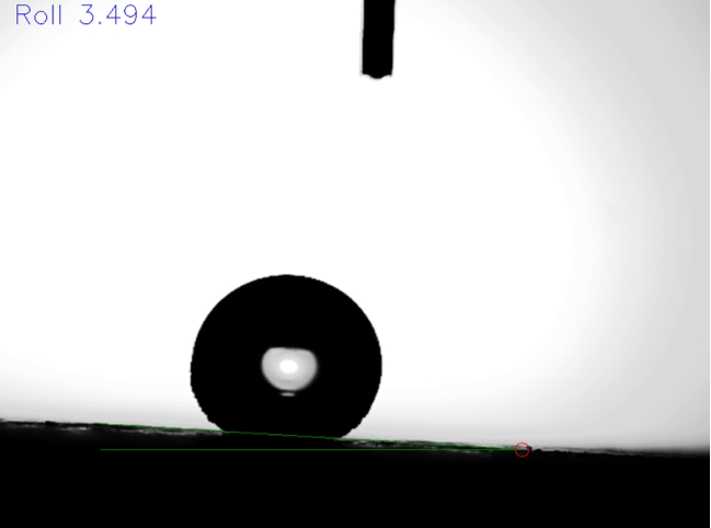 接触角测量仪对涂料疏水性的测定